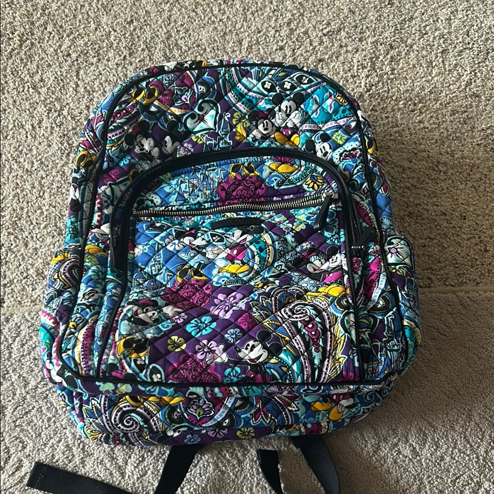 Disney Vera Bradley Colorful Patterned Women's Backpack